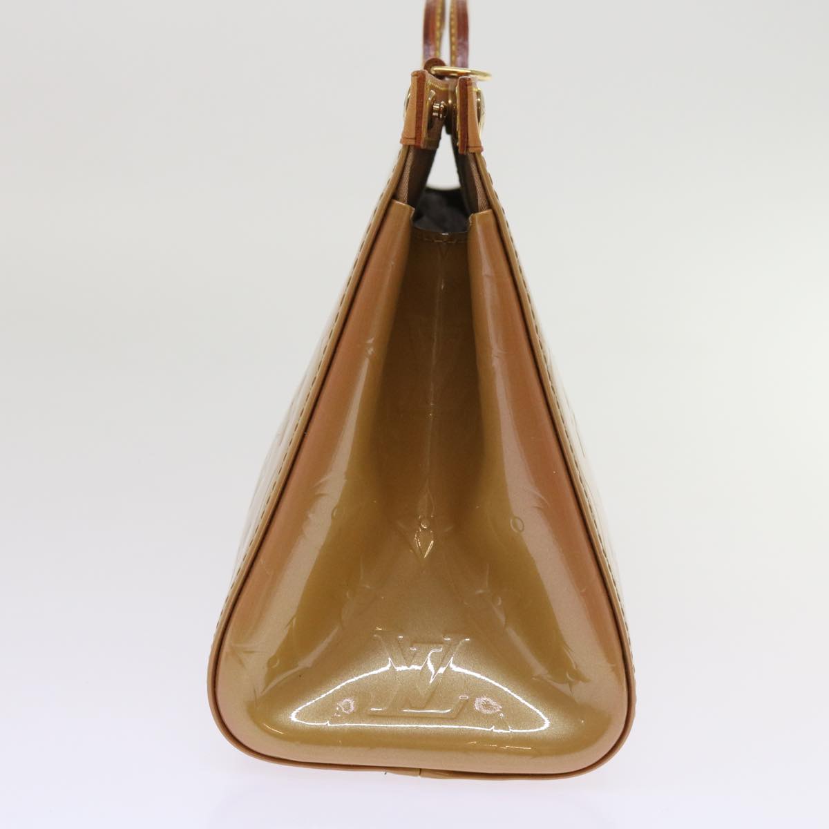 LOUIS VUITTON Monogram Vernis Roxbury Drive Hand Bag Noisette M91372 64573A