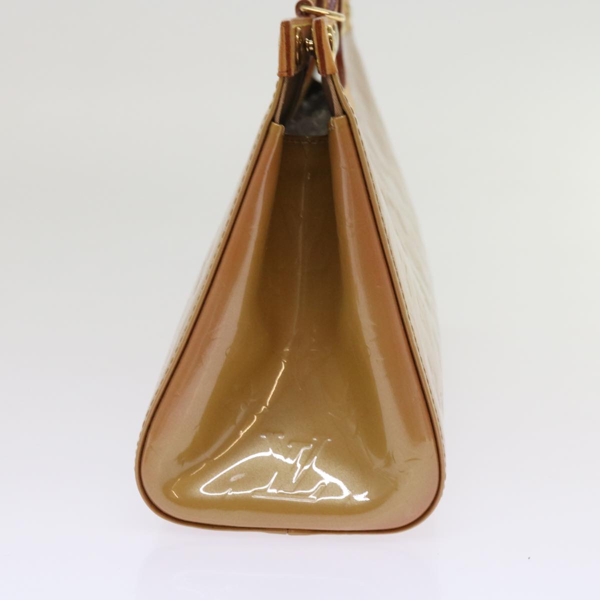 LOUIS VUITTON Monogram Vernis Roxbury Drive Hand Bag Noisette M91372 64573A