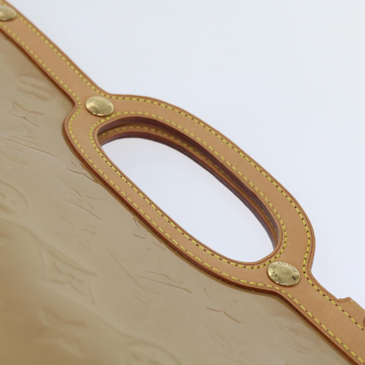 LOUIS VUITTON Monogram Vernis Roxbury Drive Hand Bag Noisette M91372 64573A