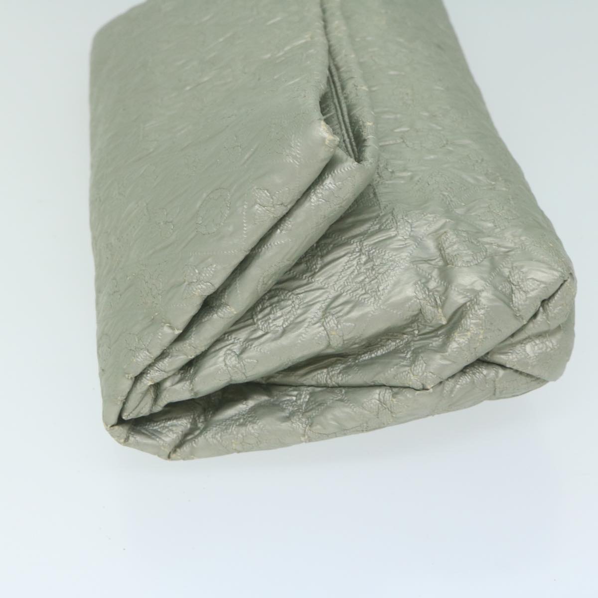 LOUIS VUITTON Monogram Lime Light Clutch PM Bag Silver M95576 LV 64575