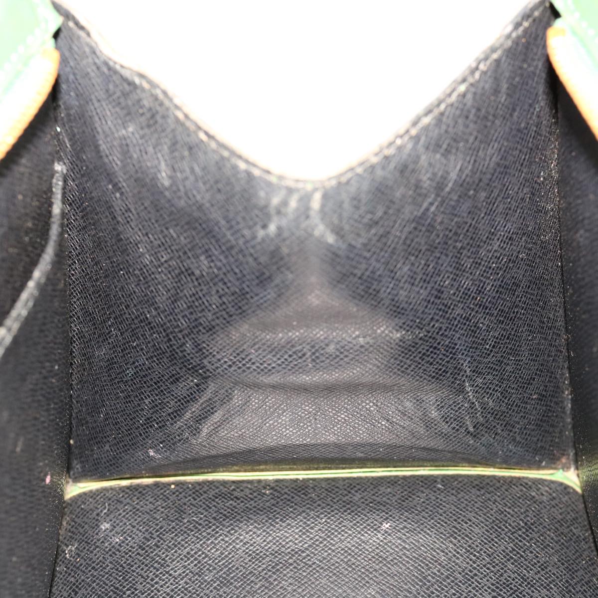 LOUIS VUITTON Epi Sac Triangle Hand Bag Green M52094 LV 64584