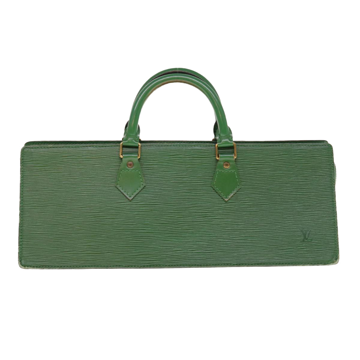 LOUIS VUITTON Epi Sac Triangle Hand Bag Green M52094 LV 64584