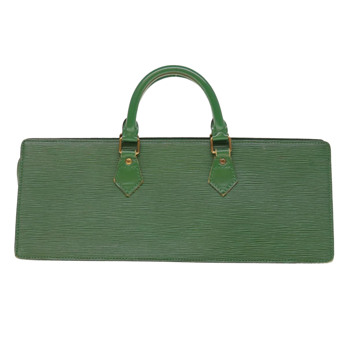 LOUIS VUITTON Epi Sac Triangle Hand Bag Green M52094 LV 64584