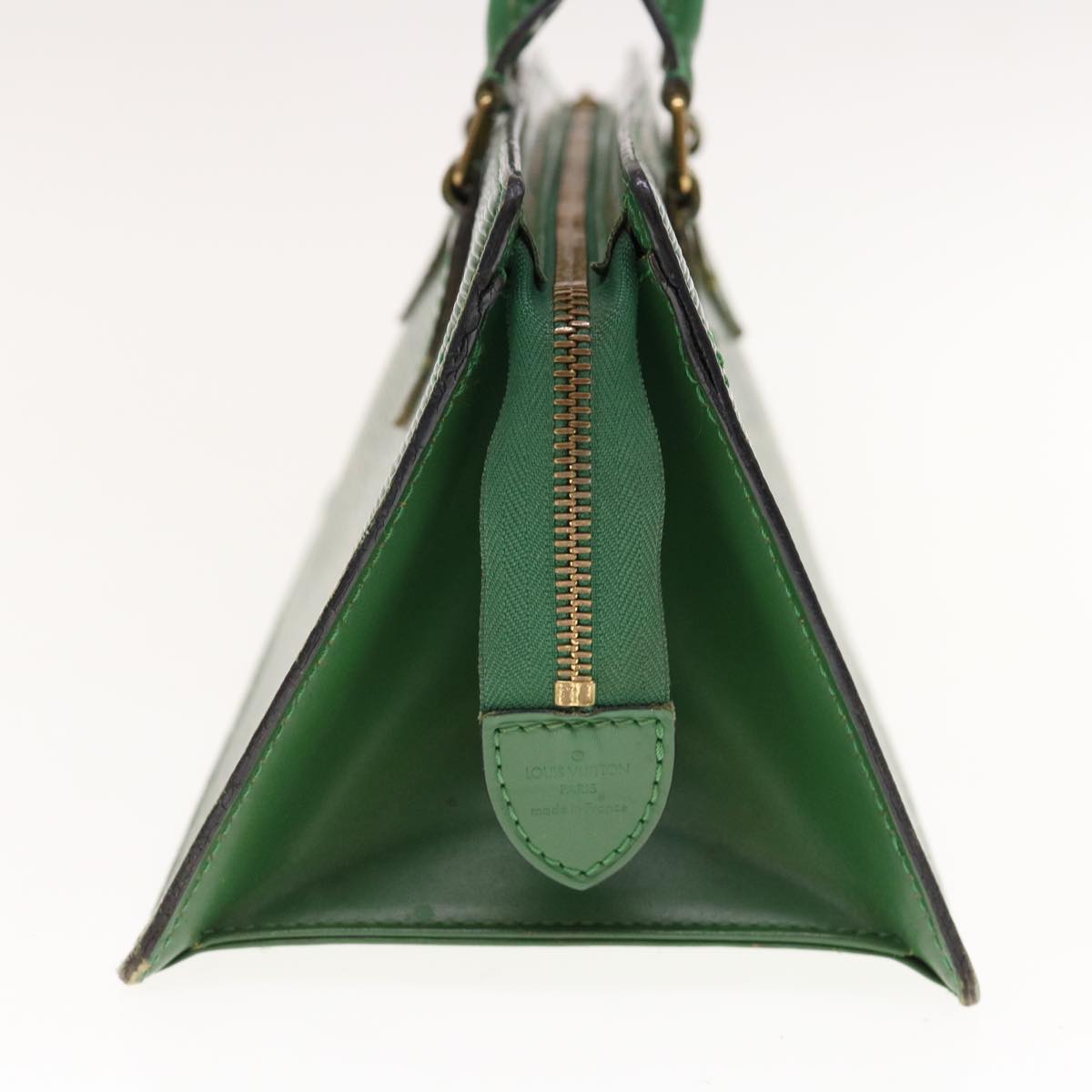 LOUIS VUITTON Epi Sac Triangle Hand Bag Green M52094 LV 64584