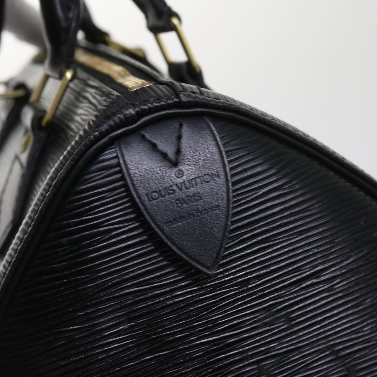 LOUIS VUITTON Epi Speedy 25 Hand Bag Black M43012 LV 64590