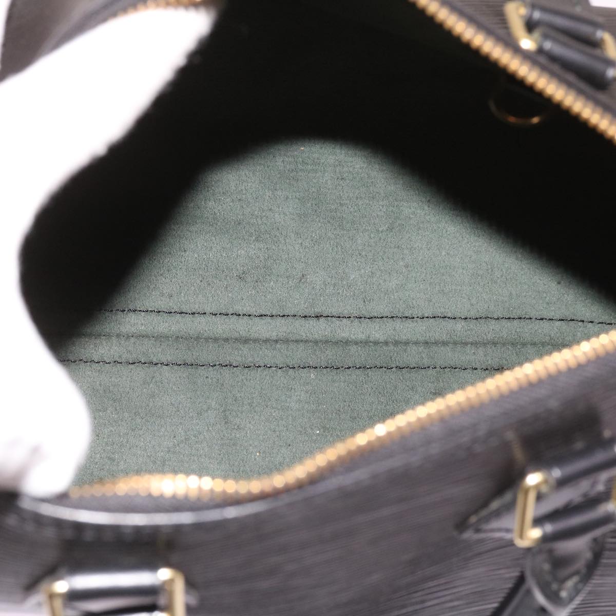 LOUIS VUITTON Epi Speedy 25 Hand Bag Black M43012 LV 64590