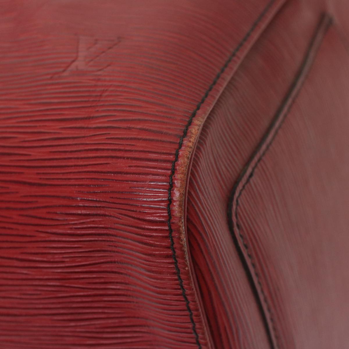LOUIS VUITTON Epi Keepall 45 Boston Bag Red M42977 LV 64610