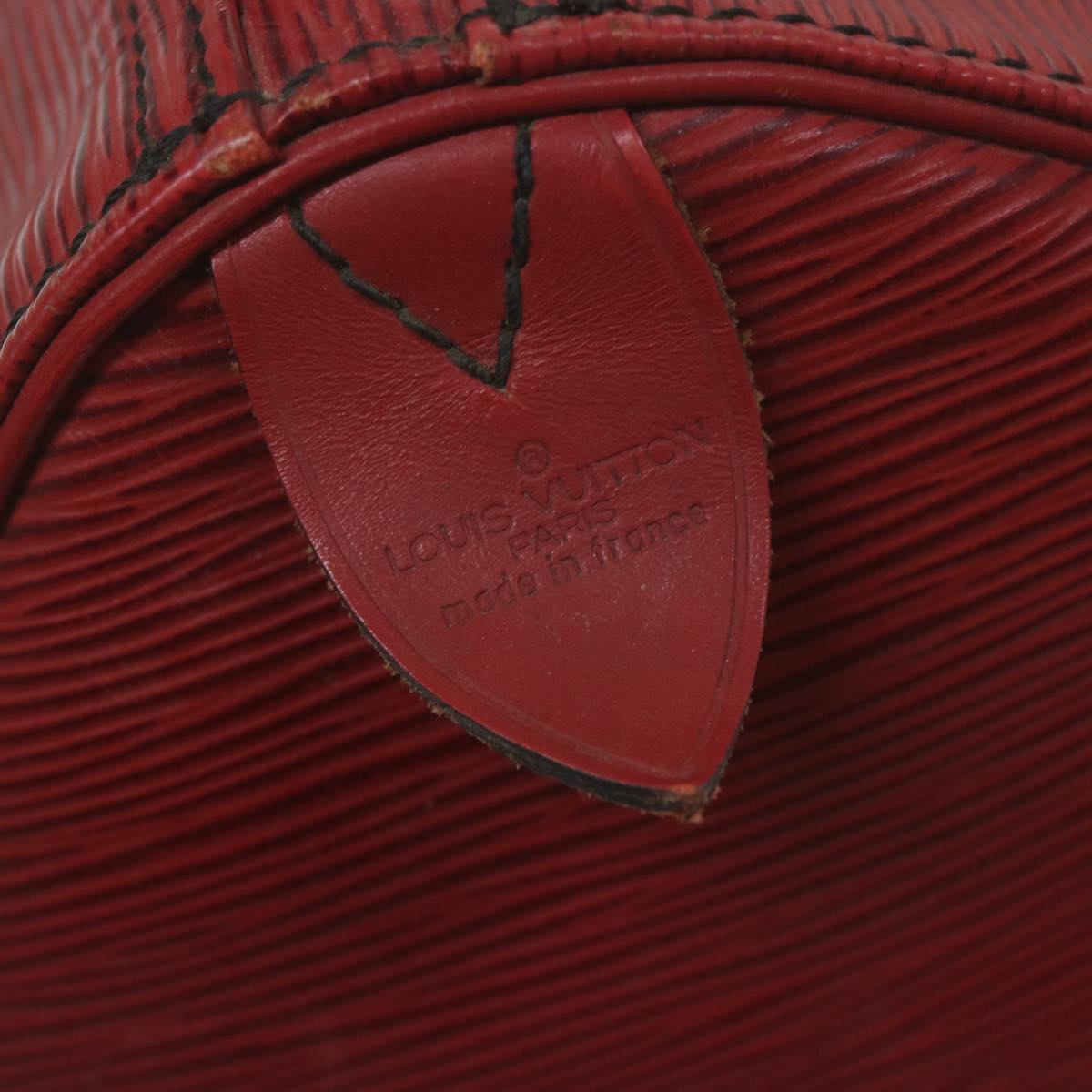 LOUIS VUITTON Epi Keepall 45 Boston Bag Red M42977 LV 64610
