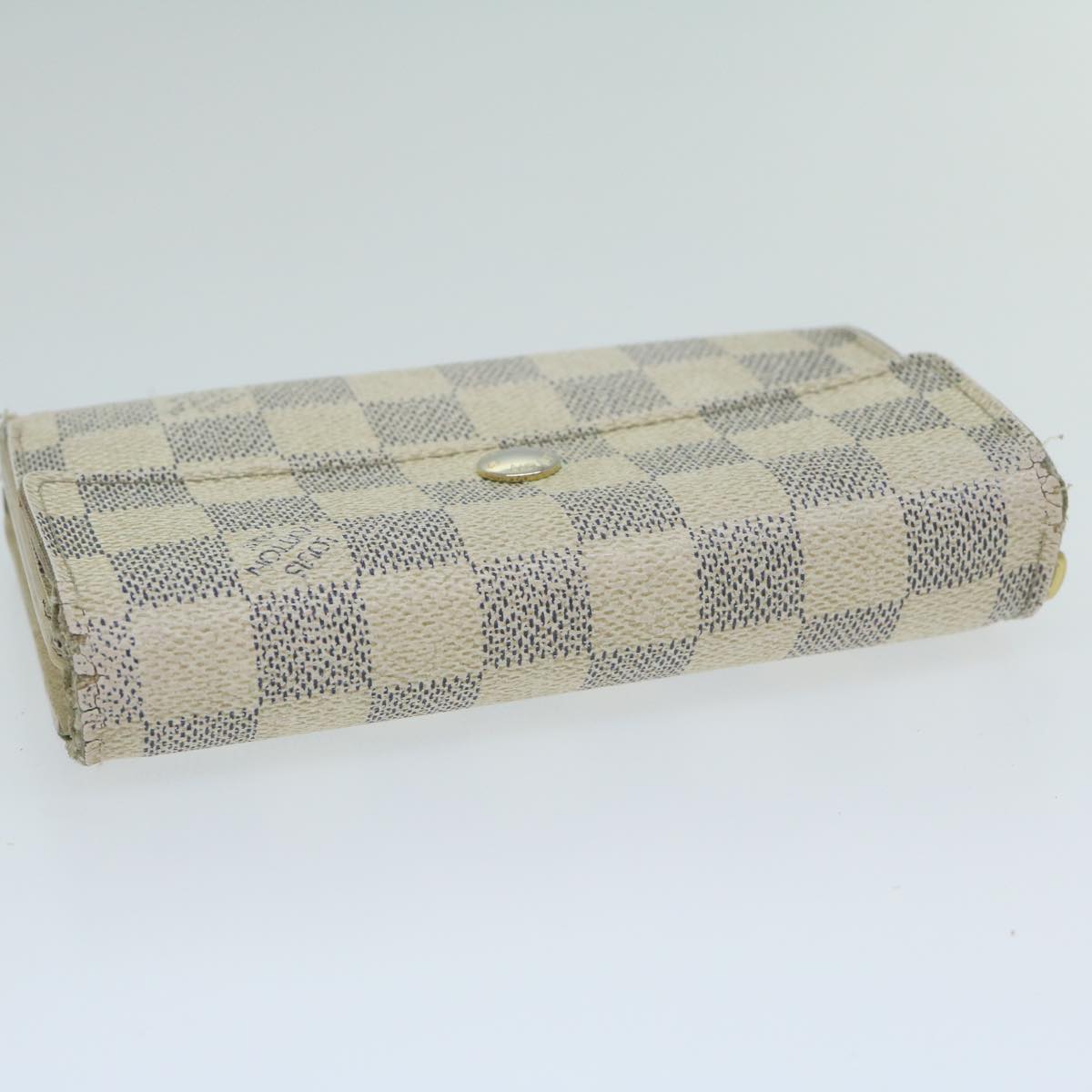 LOUIS VUITTON Damier Azur Portefeuille Alexandra Wallet N63068 LV 64617