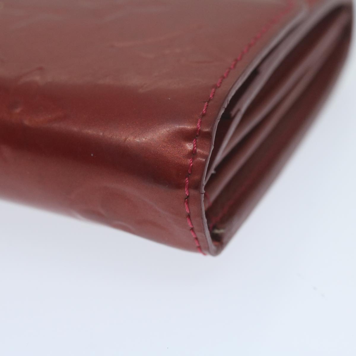 LOUIS VUITTON Vernis Portefeiulle Sarah Long Wallet Red M93530 LV 64625
