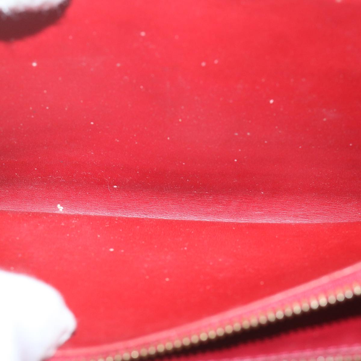 LOUIS VUITTON Vernis Portefeiulle Sarah Long Wallet Red M93530 LV 64625