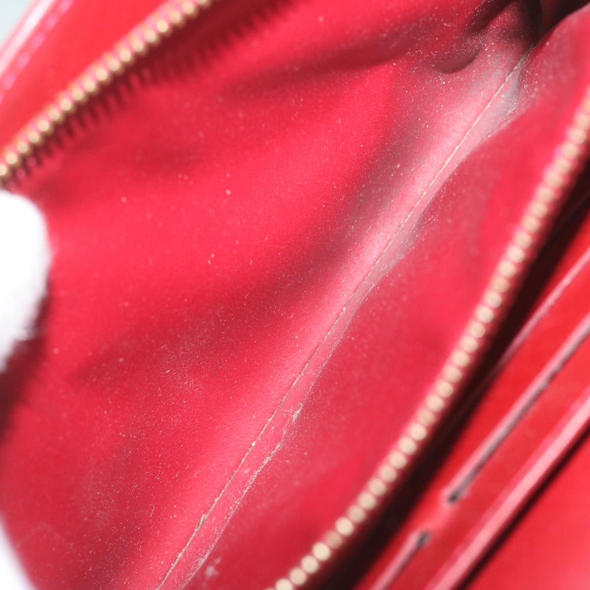 LOUIS VUITTON Vernis Portefeiulle Sarah Long Wallet Red M93530 LV 64625