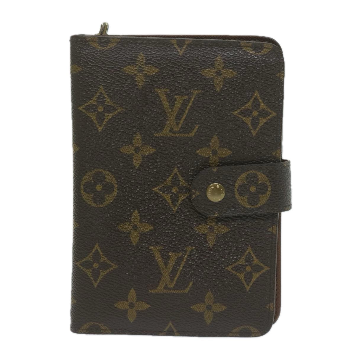 LOUIS VUITTON Monogram Porto Papie Zip Wallet M61207 LV 64626
