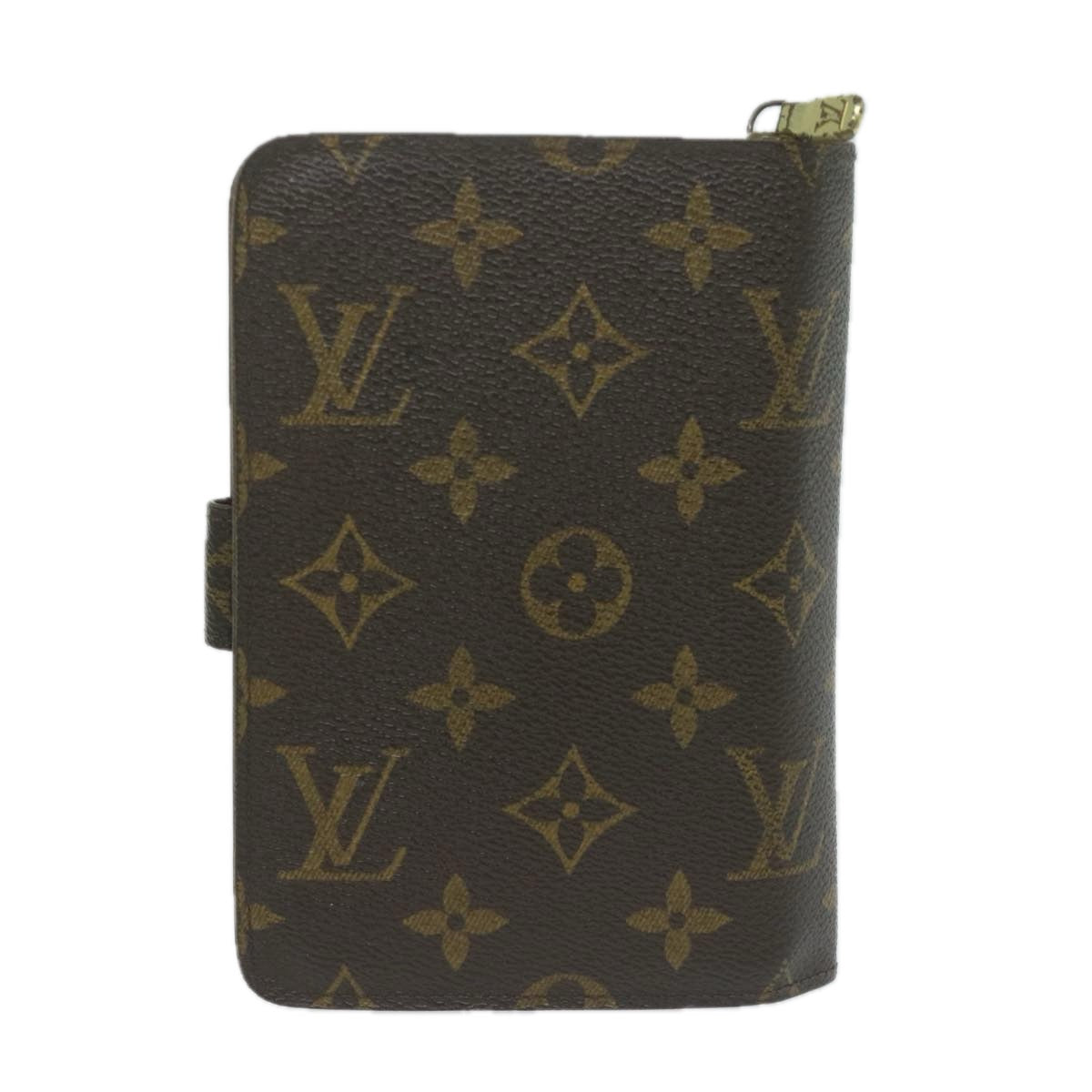 LOUIS VUITTON Monogram Porto Papie Zip Wallet M61207 LV 64626