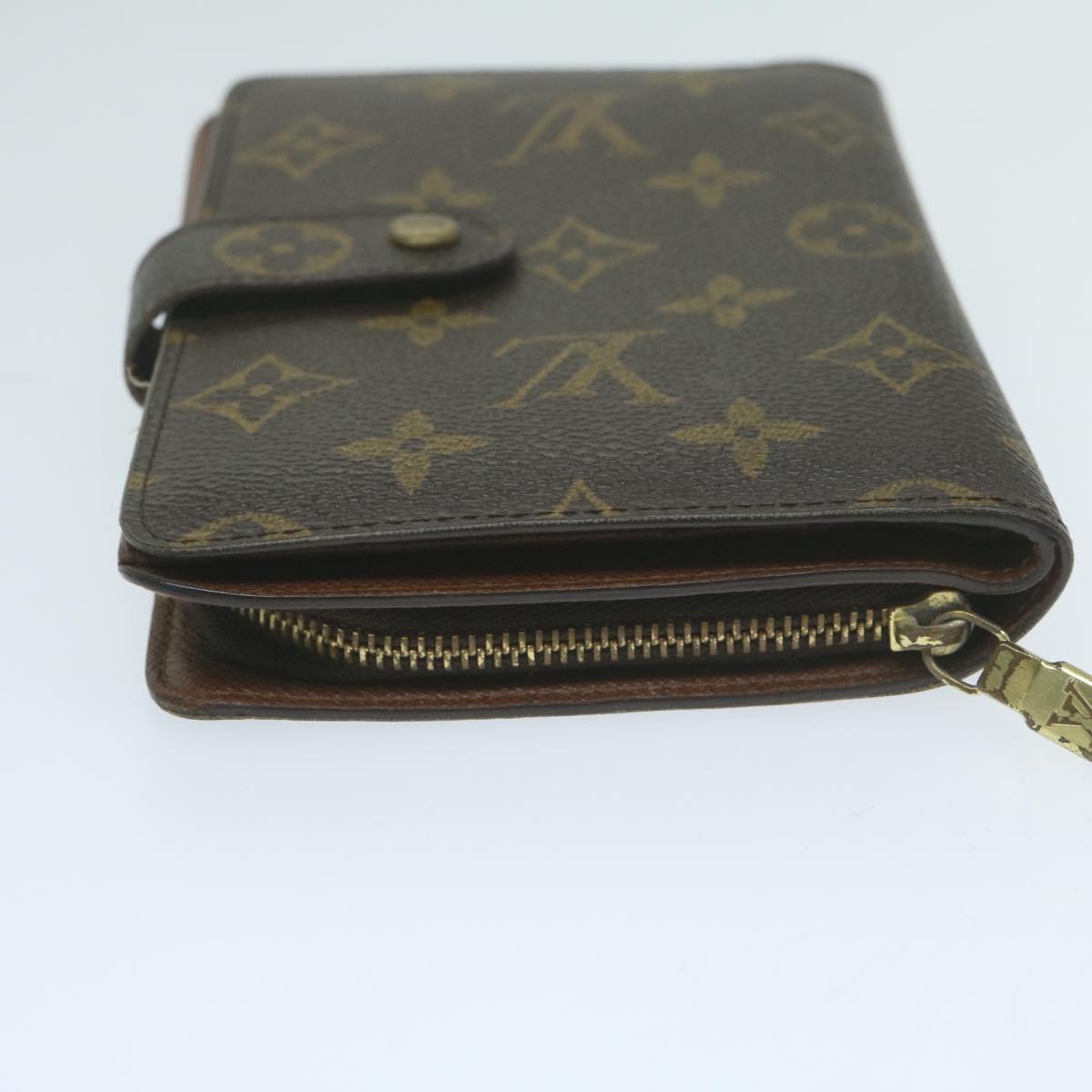 LOUIS VUITTON Monogram Porto Papie Zip Wallet M61207 LV 64626