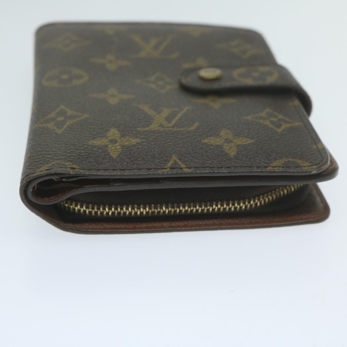 LOUIS VUITTON Monogram Porto Papie Zip Wallet M61207 LV 64626