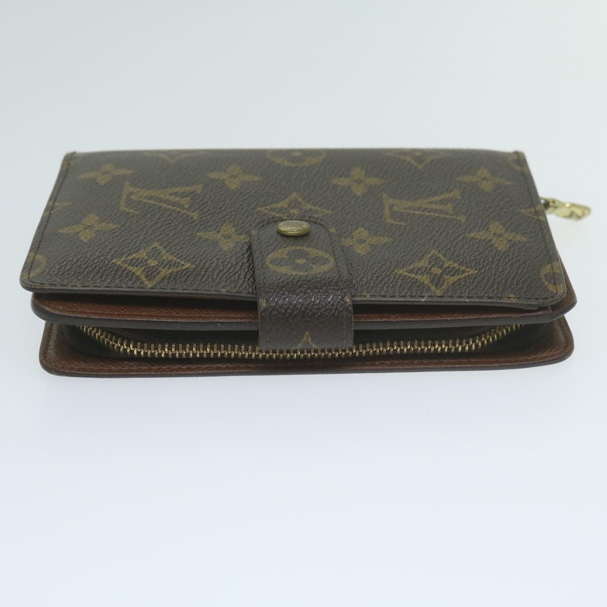 LOUIS VUITTON Monogram Porto Papie Zip Wallet M61207 LV 64626