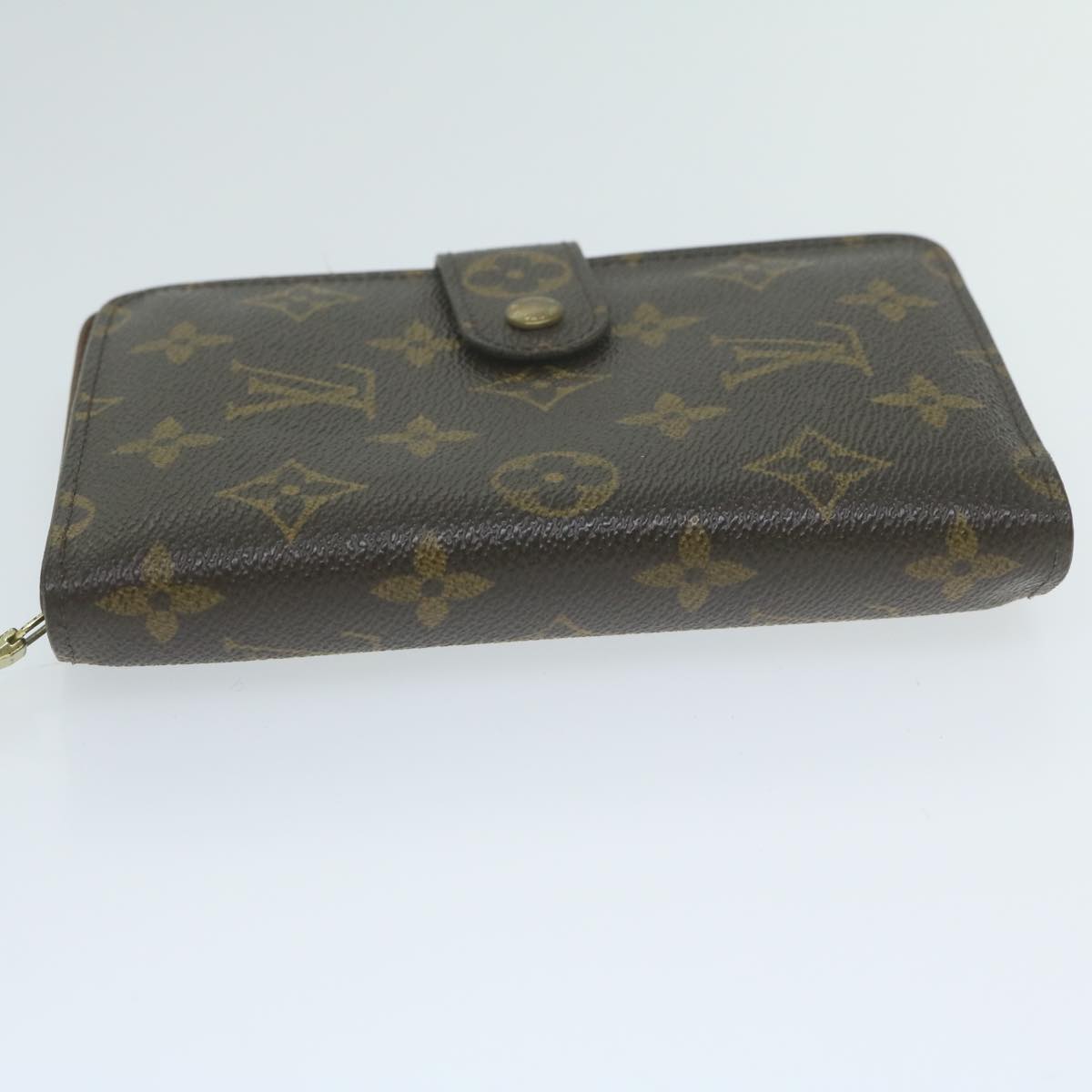 LOUIS VUITTON Monogram Porto Papie Zip Wallet M61207 LV 64626