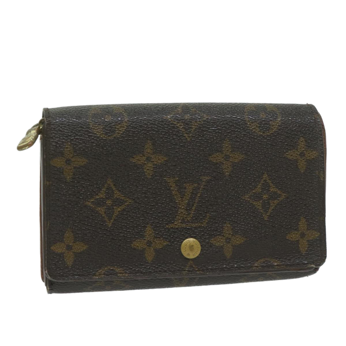 LOUIS VUITTON Monogram Porte Monnaie Billets Tresor Wallet M61730 64628