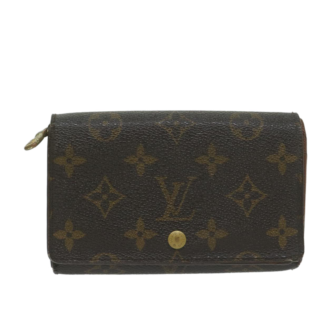 LOUIS VUITTON Monogram Porte Monnaie Billets Tresor Wallet M61730 64628