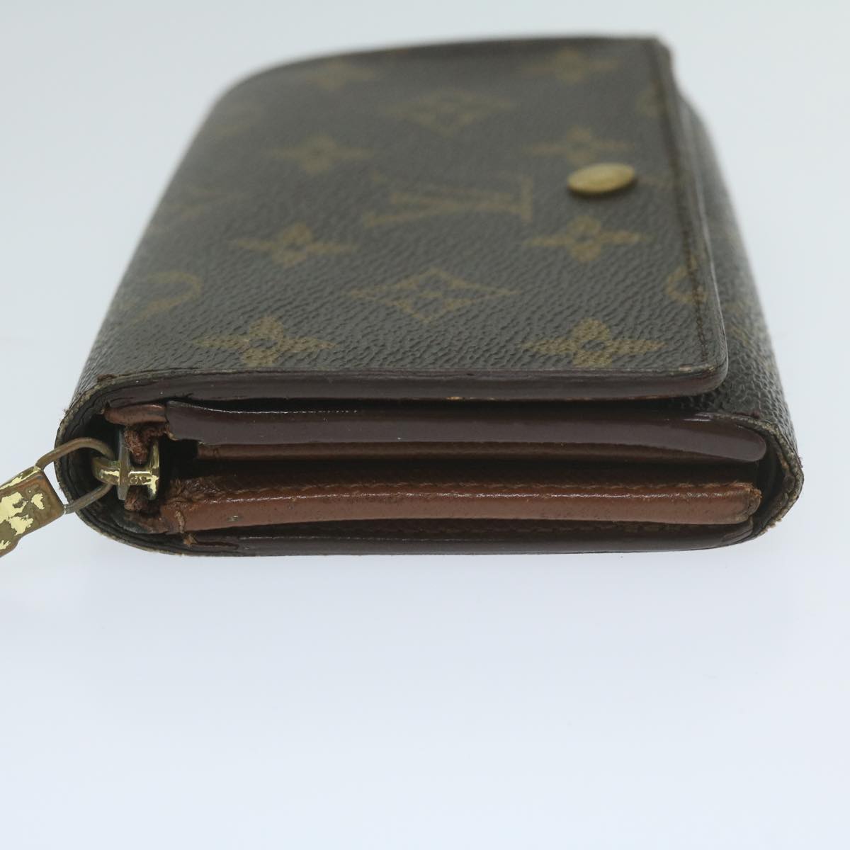 LOUIS VUITTON Monogram Porte Monnaie Billets Tresor Wallet M61730 64628
