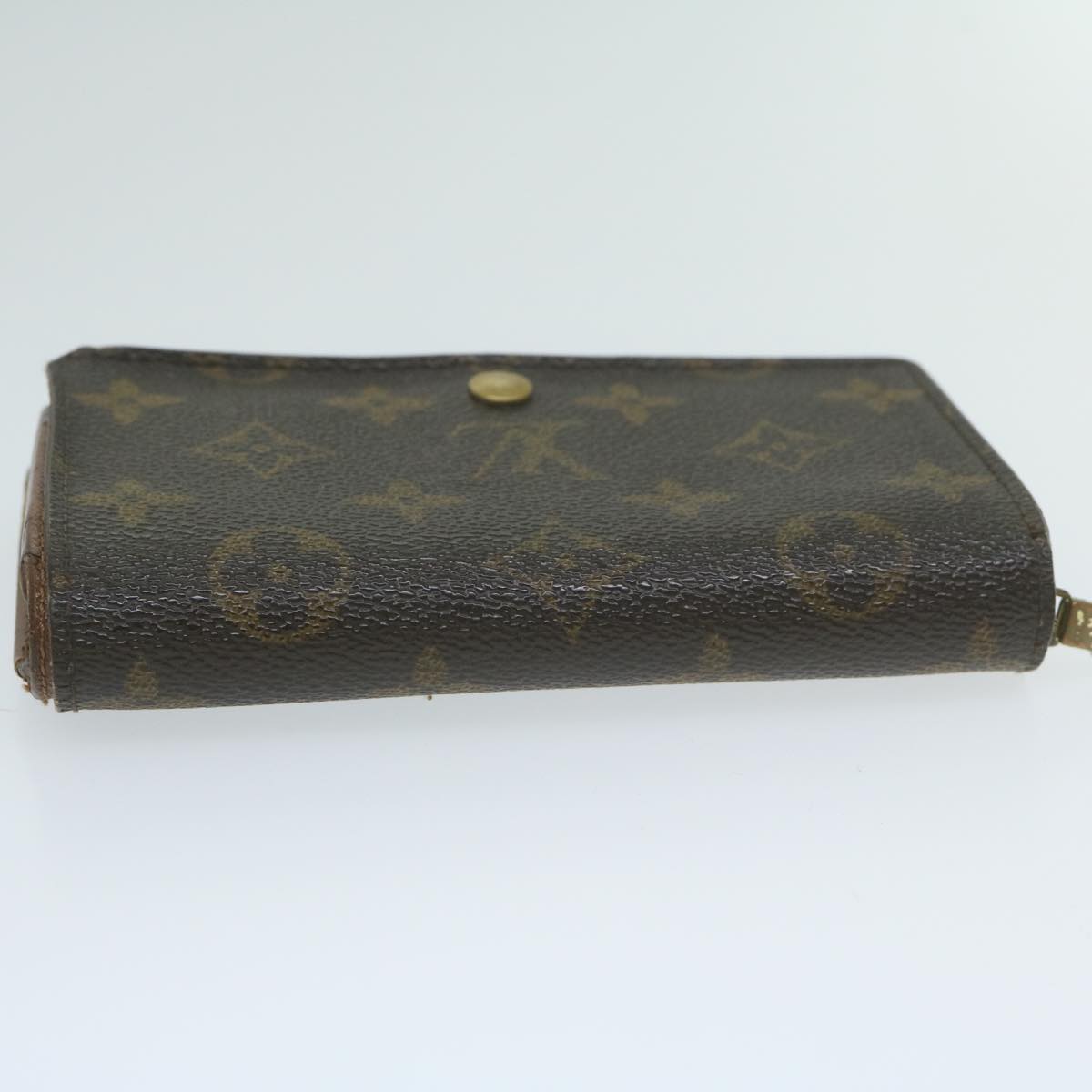 LOUIS VUITTON Monogram Porte Monnaie Billets Tresor Wallet M61730 64628