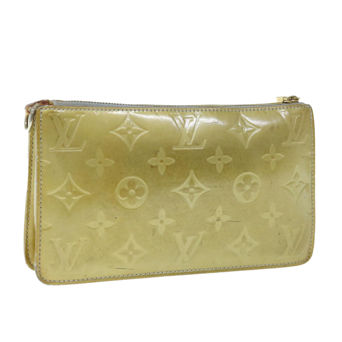 LOUIS VUITTON Monogram Vernis Lexington Accessory Pouch Gris M91056 64631