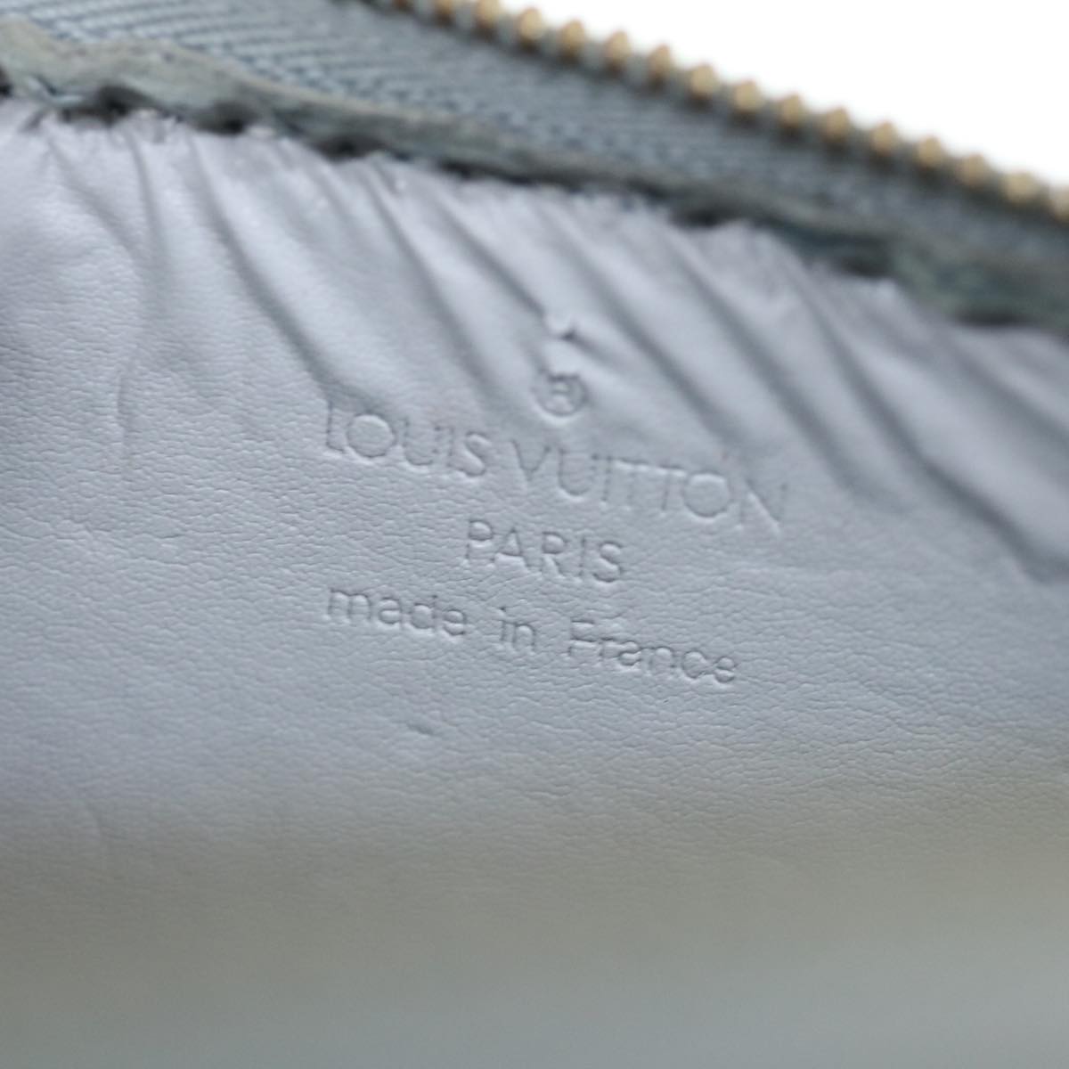 LOUIS VUITTON Monogram Vernis Lexington Accessory Pouch Gris M91056 64631