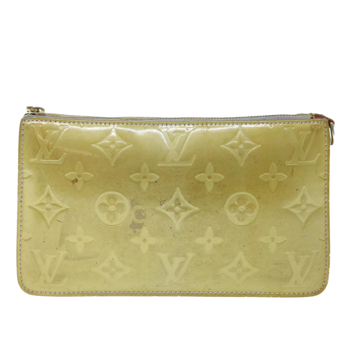 LOUIS VUITTON Monogram Vernis Lexington Accessory Pouch Gris M91056 64631