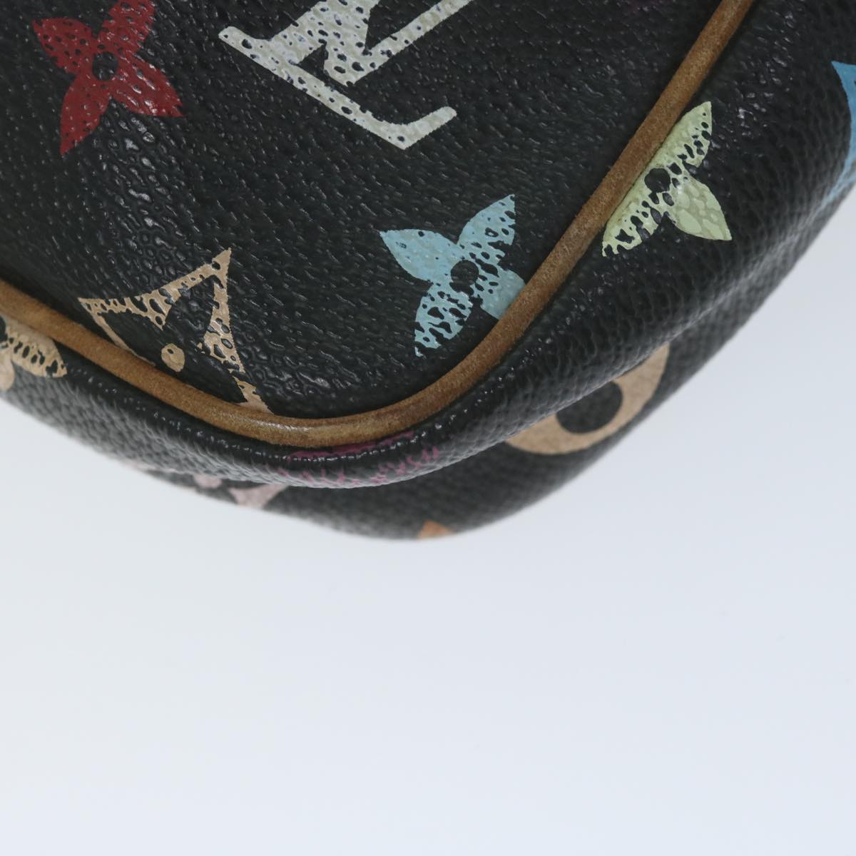 LOUIS VUITTON Monogram Multicolor Lift Shoulder Bag Black M40056 LV 64661