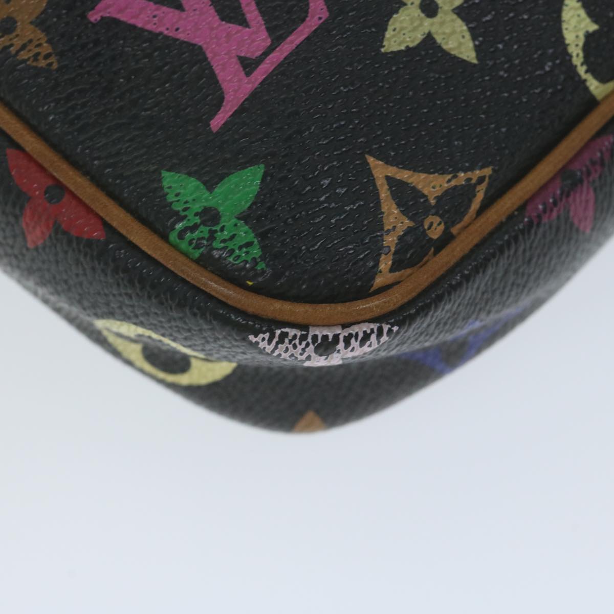 LOUIS VUITTON Monogram Multicolor Lift Shoulder Bag Black M40056 LV 64661