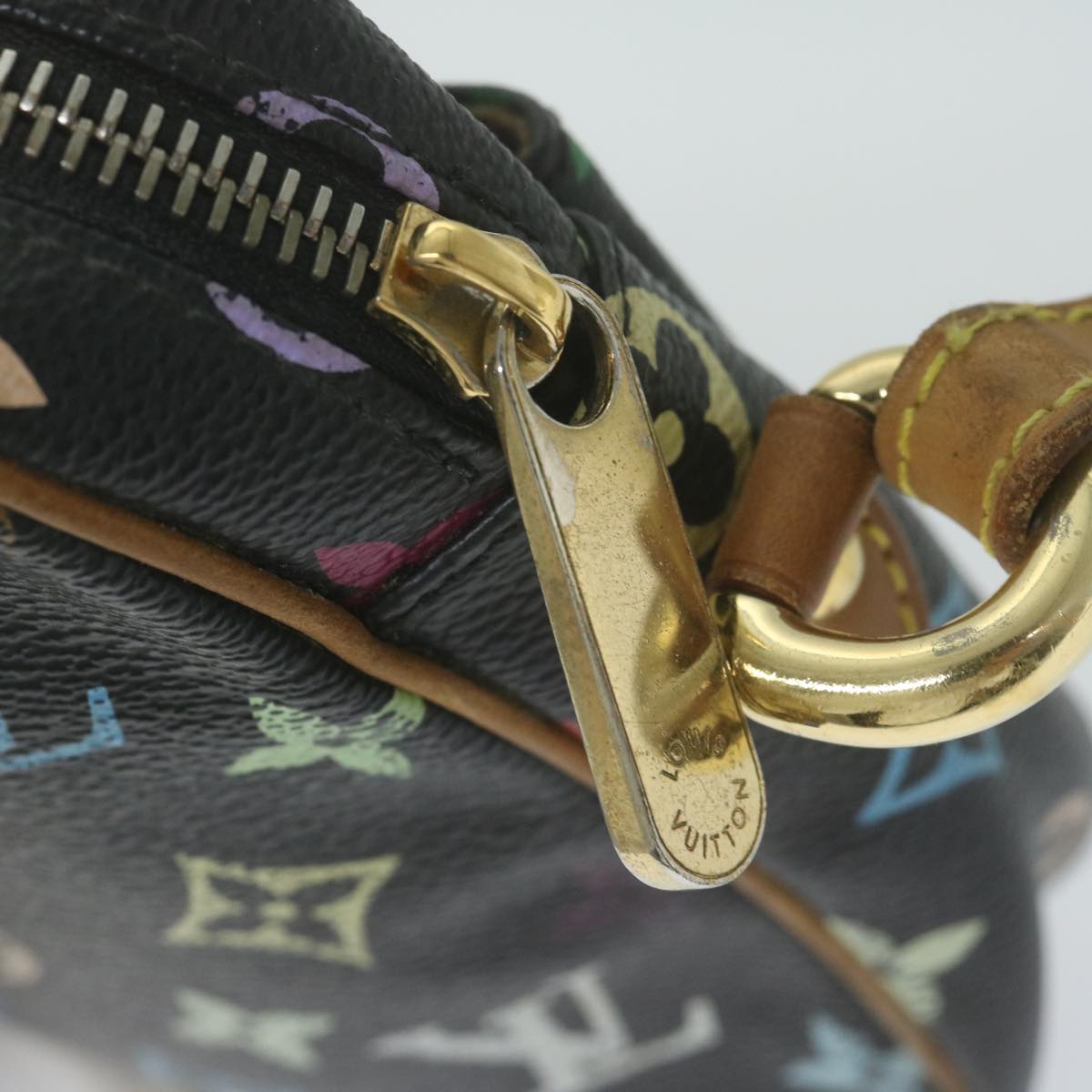 LOUIS VUITTON Monogram Multicolor Lift Shoulder Bag Black M40056 LV 64661