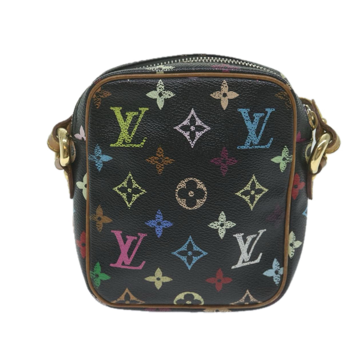 LOUIS VUITTON Monogram Multicolor Lift Shoulder Bag Black M40056 LV 64661