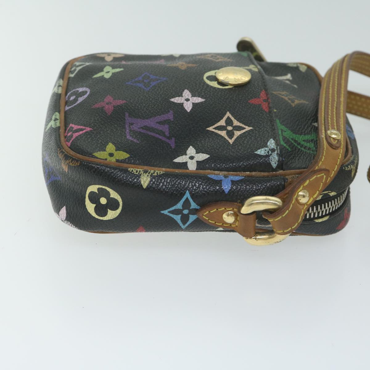 LOUIS VUITTON Monogram Multicolor Lift Shoulder Bag Black M40056 LV 64661