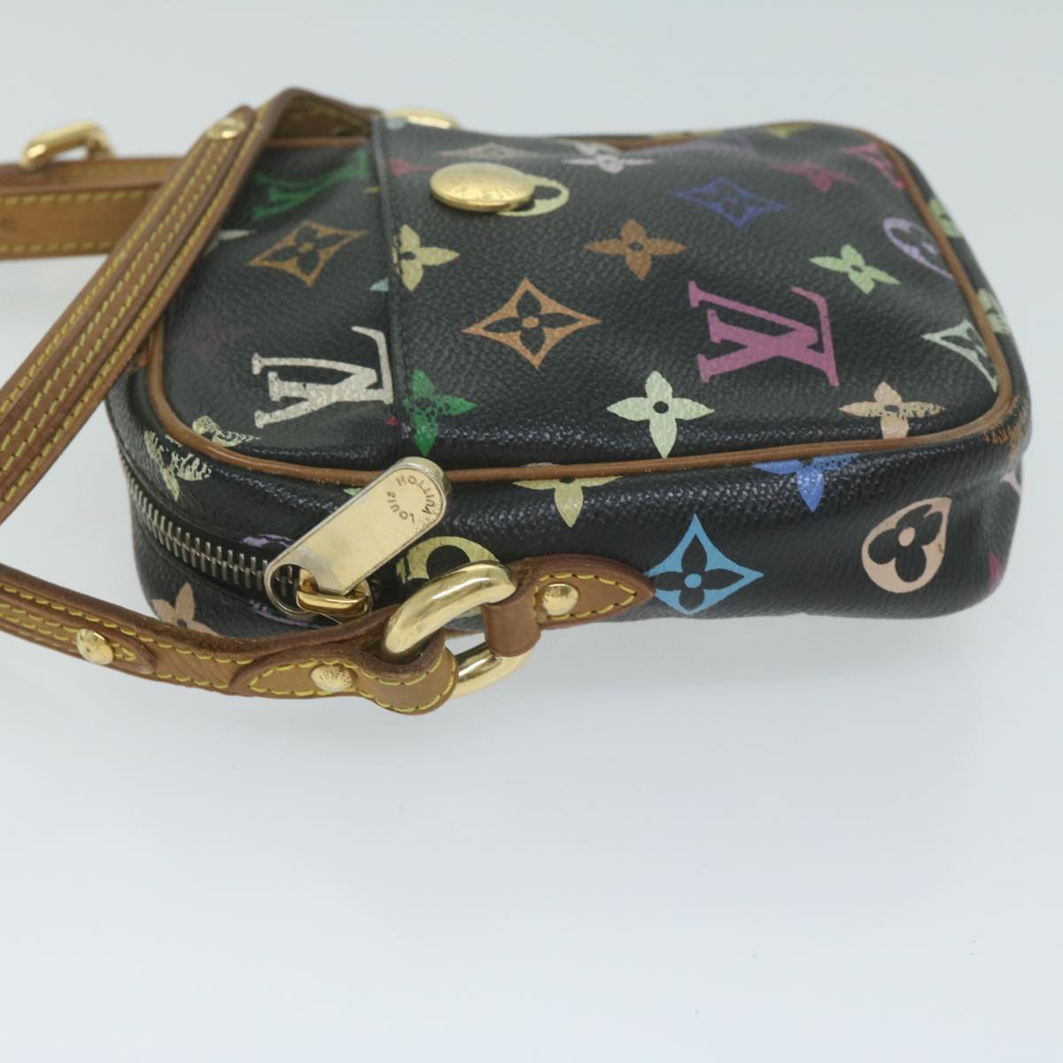 LOUIS VUITTON Monogram Multicolor Lift Shoulder Bag Black M40056 LV 64661