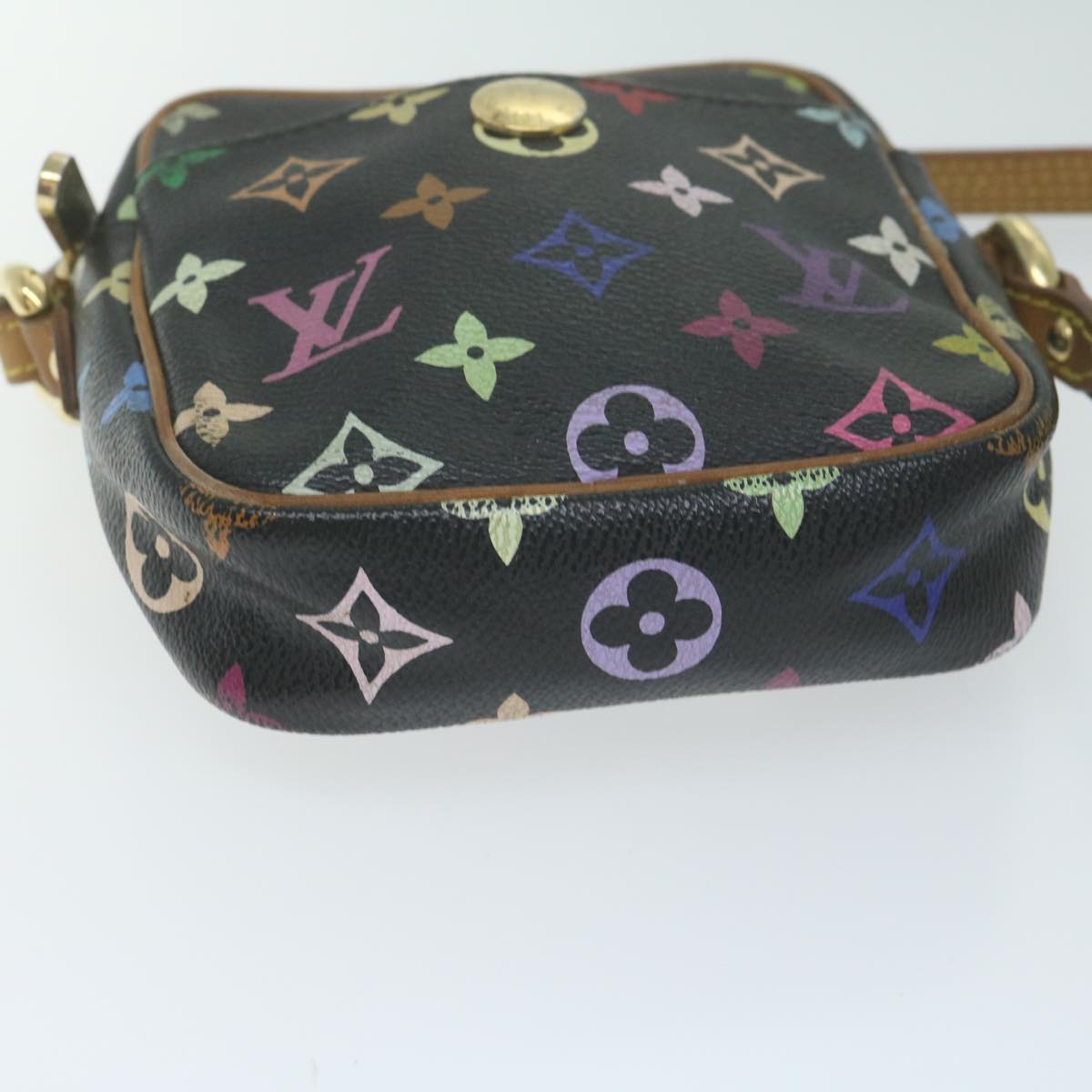 LOUIS VUITTON Monogram Multicolor Lift Shoulder Bag Black M40056 LV 64661