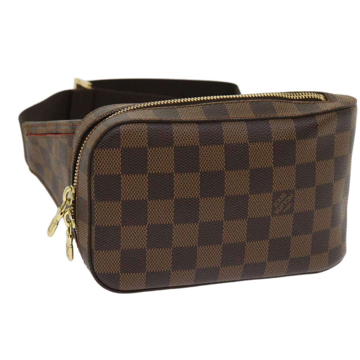 LOUIS VUITTON Damier Ebene Geronimos Shoulder Bag N51994 LV 64662A