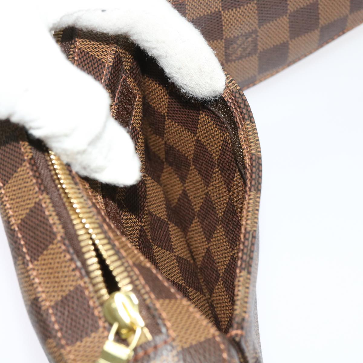 LOUIS VUITTON Damier Ebene Geronimos Shoulder Bag N51994 LV 64662A