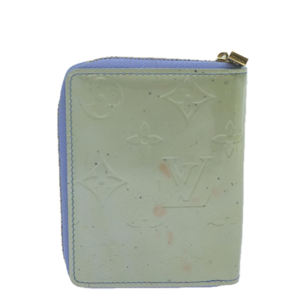 LOUIS VUITTON Monogram Vernis Bloom Wallet Lavande M91237 LV 64690