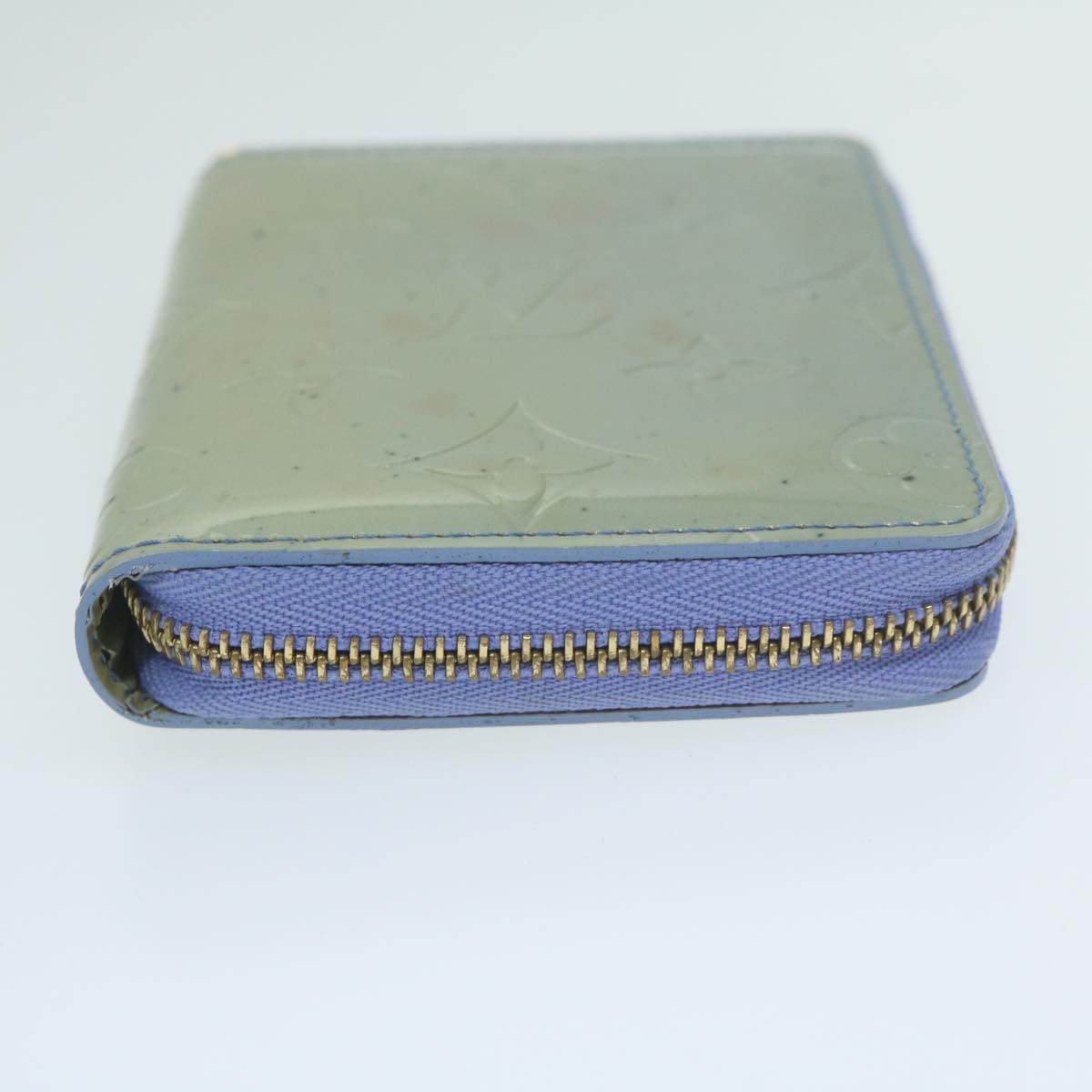 LOUIS VUITTON Monogram Vernis Bloom Wallet Lavande M91237 LV 64690