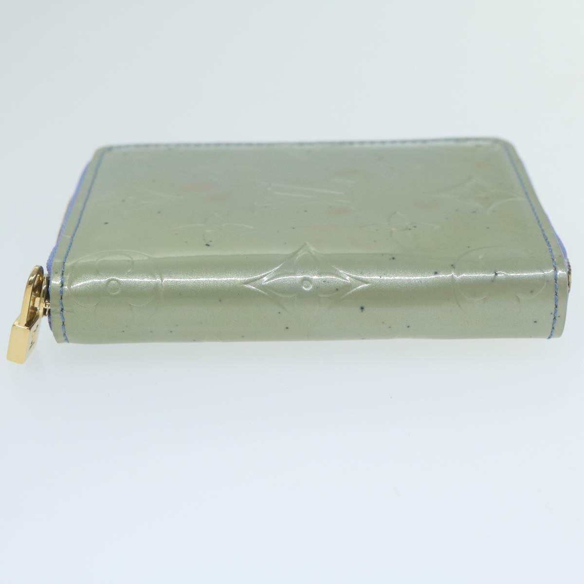 LOUIS VUITTON Monogram Vernis Bloom Wallet Lavande M91237 LV 64690