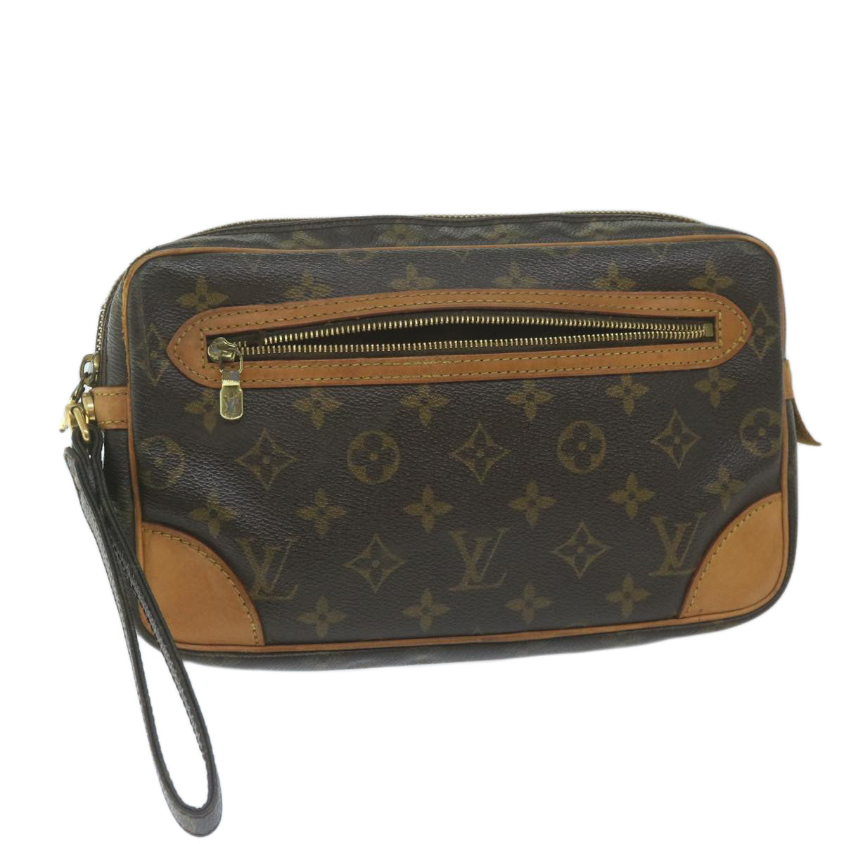 LOUIS VUITTON Monogram Marly Dragonne GM Clutch Bag M51825 LV 64700