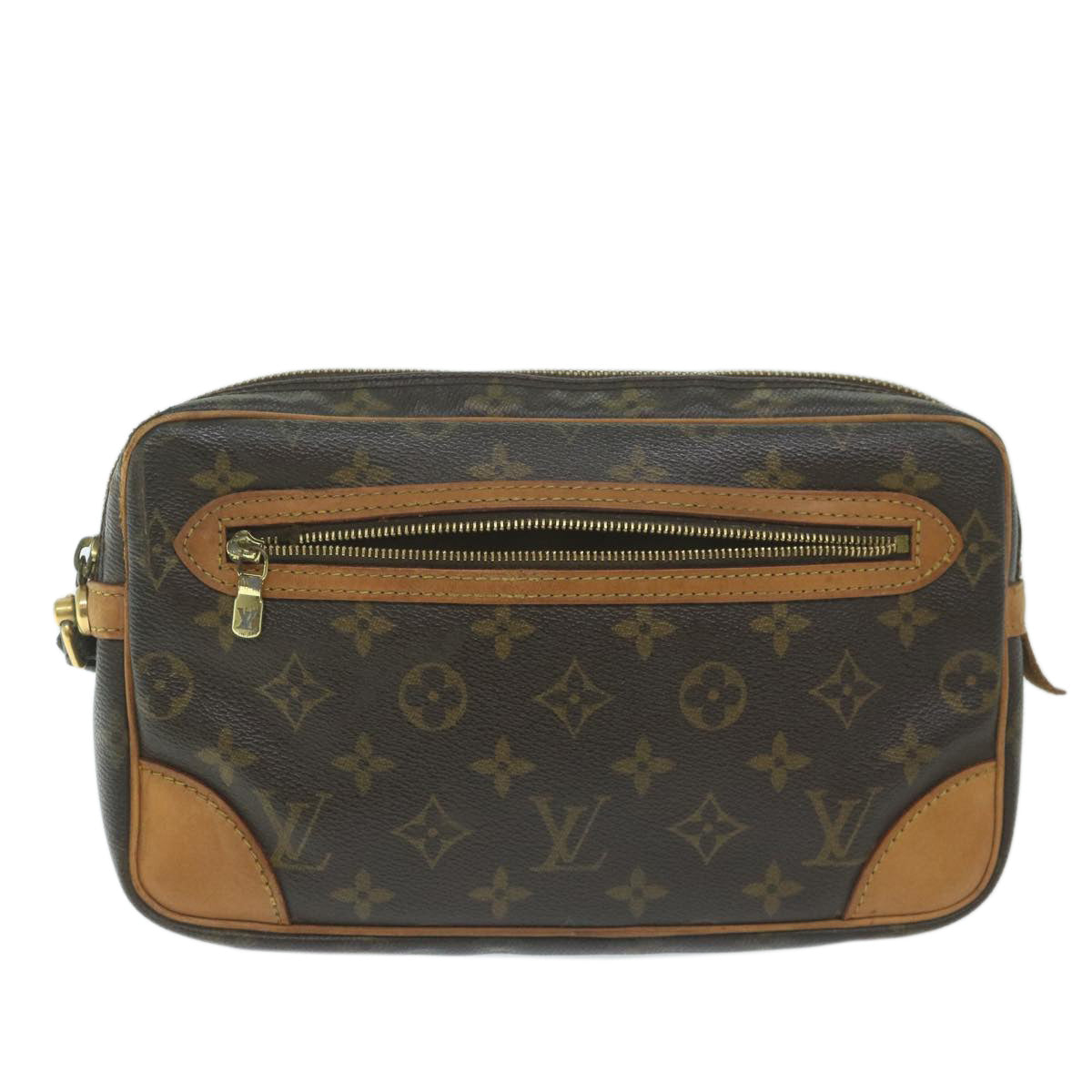 LOUIS VUITTON Monogram Marly Dragonne GM Clutch Bag M51825 LV 64700