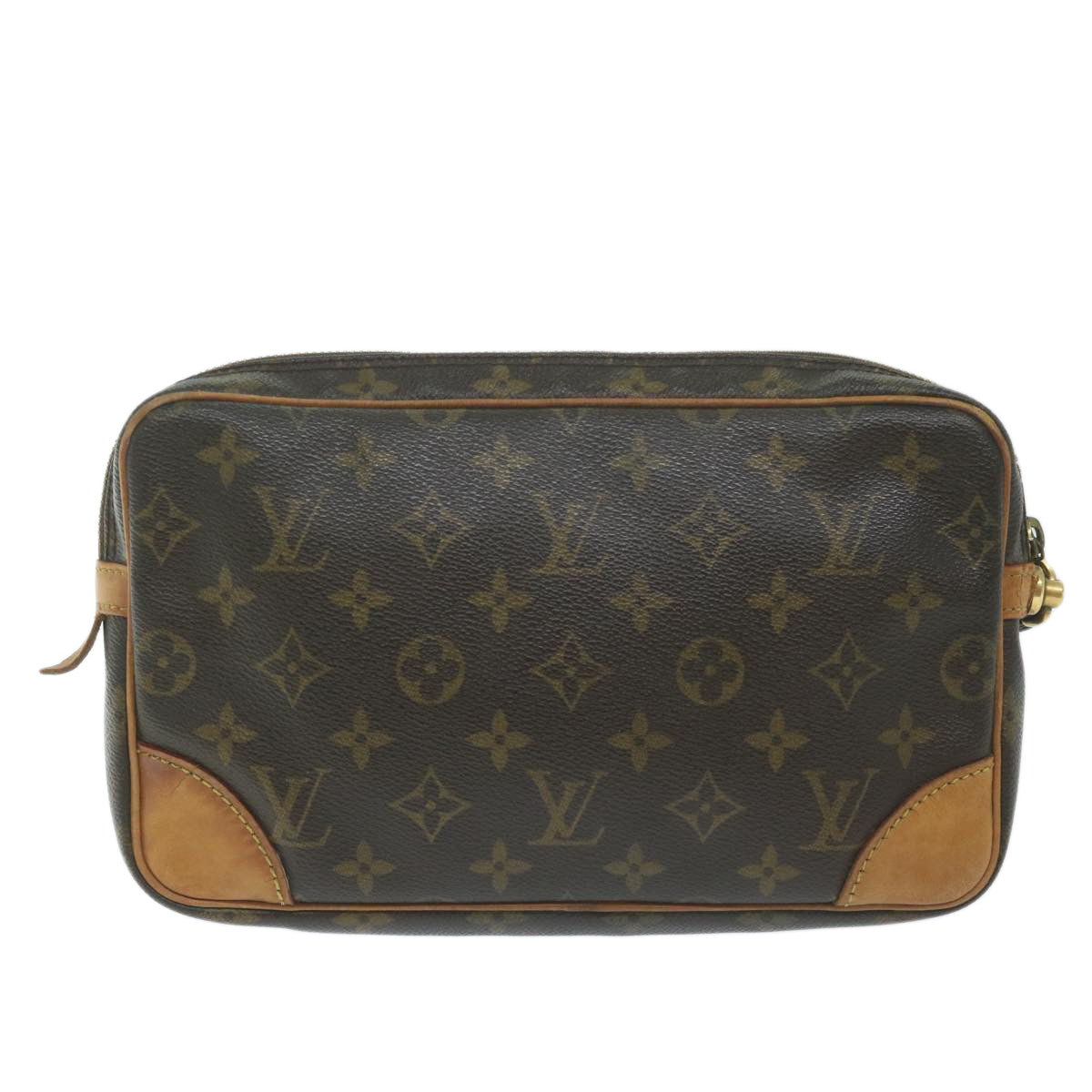 LOUIS VUITTON Monogram Marly Dragonne GM Clutch Bag M51825 LV 64700
