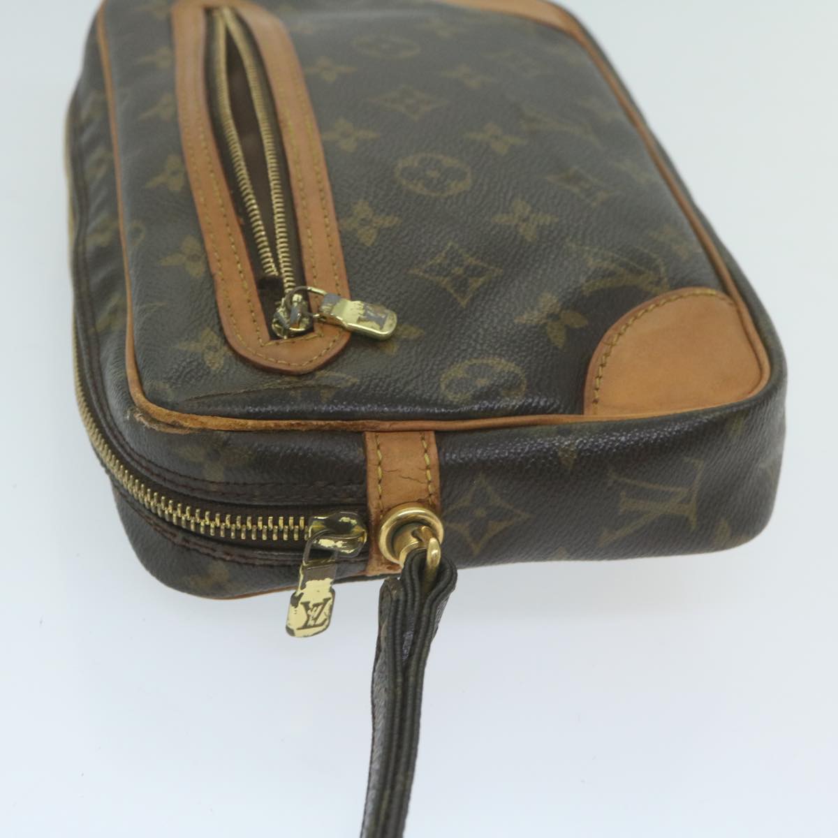 LOUIS VUITTON Monogram Marly Dragonne GM Clutch Bag M51825 LV 64700