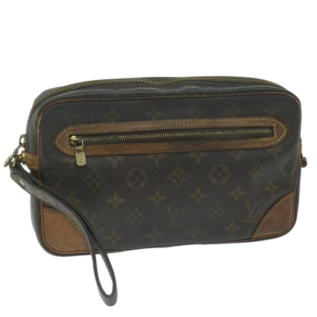 LOUIS VUITTON Monogram Marly Dragonne GM Clutch Bag M51825 LV 64702