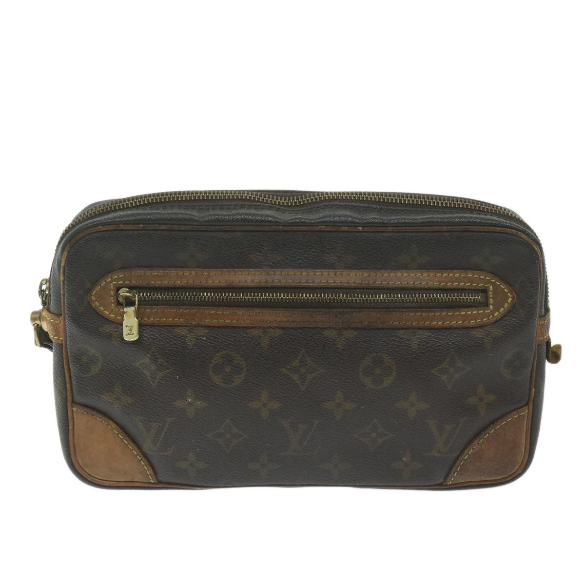 LOUIS VUITTON Monogram Marly Dragonne GM Clutch Bag M51825 LV 64702