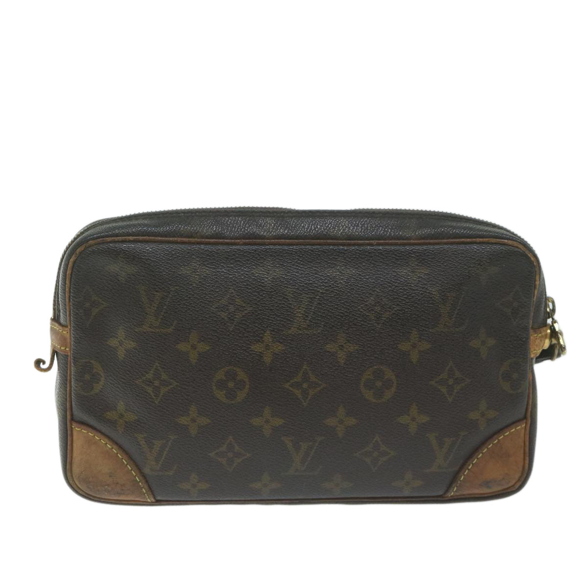 LOUIS VUITTON Monogram Marly Dragonne GM Clutch Bag M51825 LV 64702