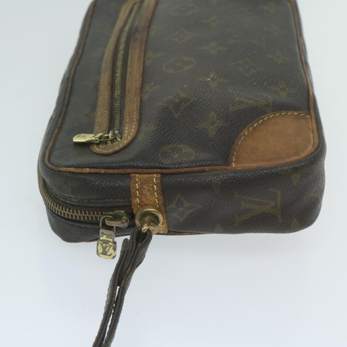 LOUIS VUITTON Monogram Marly Dragonne GM Clutch Bag M51825 LV 64702