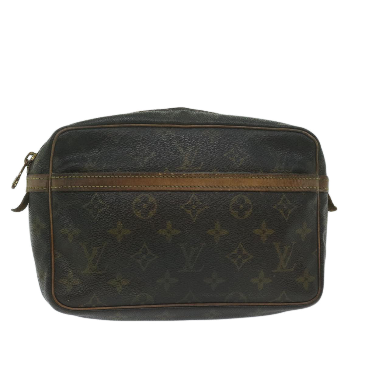 LOUIS VUITTON Monogram Compiegne 23 Clutch Bag M51847 LV 64705